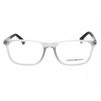 Emporio Armani Men's Eyeglasses - Matte Transparent Grey Full Rim Frame | 0EA3069 5012 ,