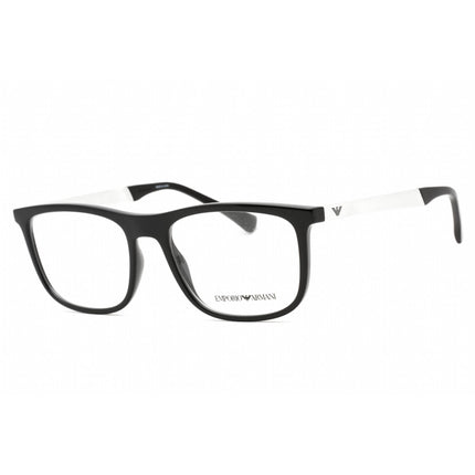 Emporio Armani Men's Eyeglasses - Rubber Black Plastic Full Rim Frame | 0EA3170 5001 ,