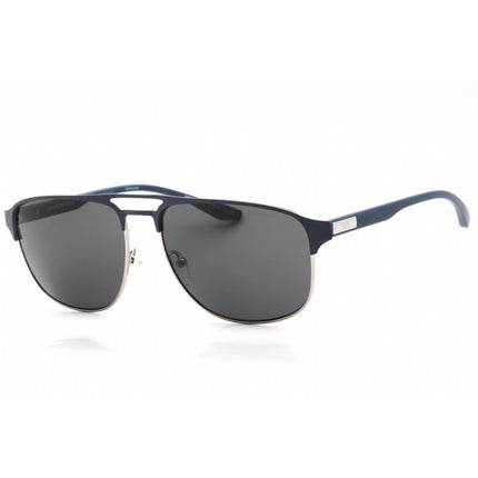 Emporio Armani Men's Sunglasses - Blue On Matte Silver Full Rim Frame | 0EA2144 336887 ,