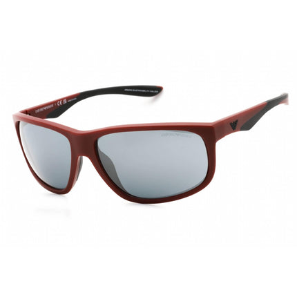 Emporio Armani Men's Sunglasses - Matte Bordeaux/Black Rectangular | 0EA4199U 52616G ,