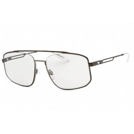 Emporio Armani Men's Sunglasses - Matte Gunmetal Rectangular Frame | 0EA2139 300387 ,