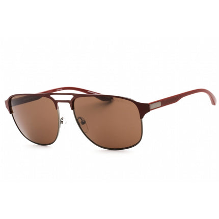 Emporio Armani Men's Sunglasses - Matte Gunmetal/Burgundy Metal Frame | 0EA2144 336673 ,