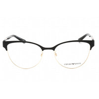 Emporio Armani Women's Eyeglasses - Shiny Black/Pale Gold Cat Eye Frame | 0EA1130 3014 ,