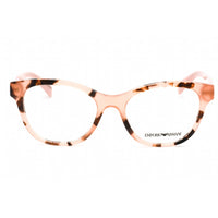 Emporio Armani Women's Eyeglasses - Shiny Pink Havana Cat Eye Frame | 0EA3162 5766 ,
