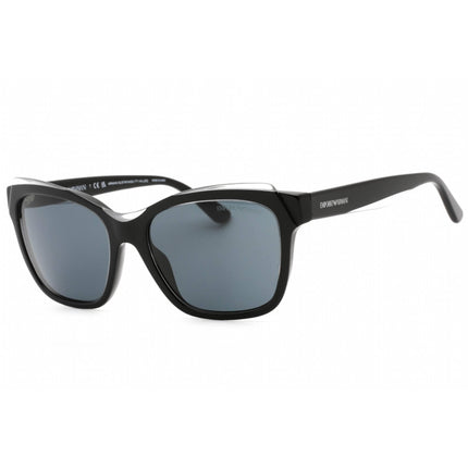 Emporio Armani Women's Sunglasses - Shiny Black/Top Crystal Frame | 0EA4209 605187 ,