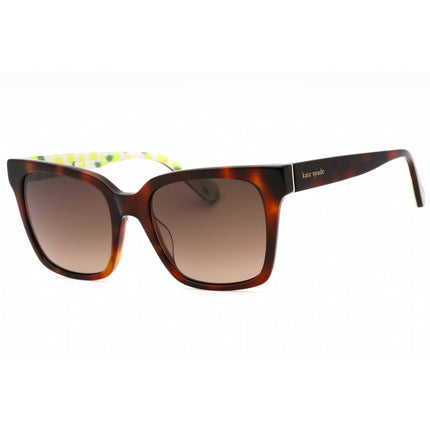 Kate Spade Women's Sunglasses - Havana Plastic Cat Eye Frame | HARLOW/G/S 0086 HA ,