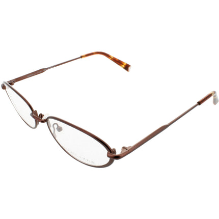 Kendall + Kylie Women's Eyeglasses - Brown Metal Frame Demo Lens | KKO165G VEDA 210 ,