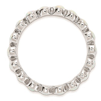 Sterling Silver Stackable Expressions Created Opal Ring | QSK985 ,