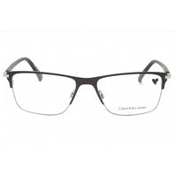 Calvin Klein Jeans Men's Eyeglasses - Satin Black Rectangular Frame | CKJ21400 001 ,