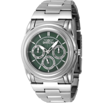 Invicta Women's Watch - Slim Green Dial Silver Stainless Steel Bracelet Date | 46265 ,