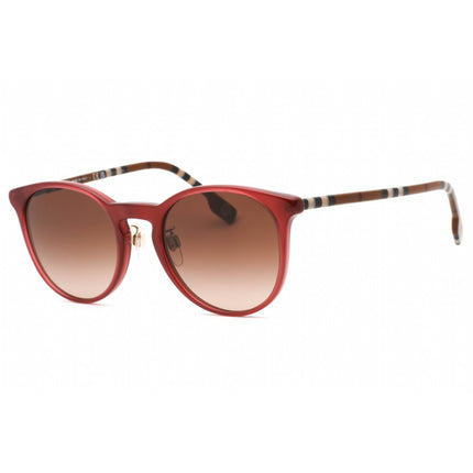 Burberry Women's Sunglasses - Transparent Burgundy Round Full Rim | 0BE4380D 401813 ,