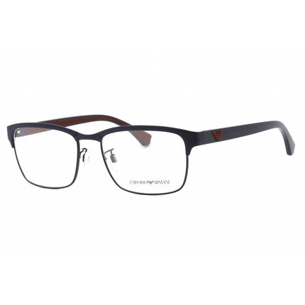 Emporio Armani Men's Eyeglasses - Matte Blue Metal Rectangular Frame | 0EA1098 3003 ,