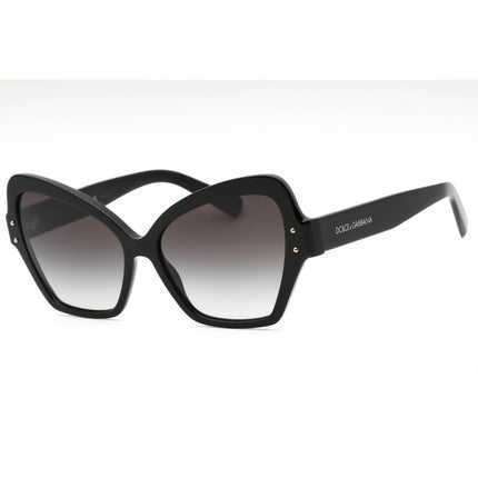 Dolce & Gabbana Women's Sunglasses - Black Plastic Cat Eye Frame | 0DG4463 501/8G ,