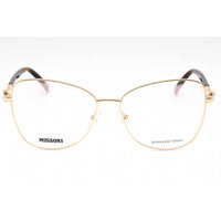 Missoni Women's Eyeglasses - Rose Gold Metal Butterfly Full Rim | MIS 0144 0000 00 ,