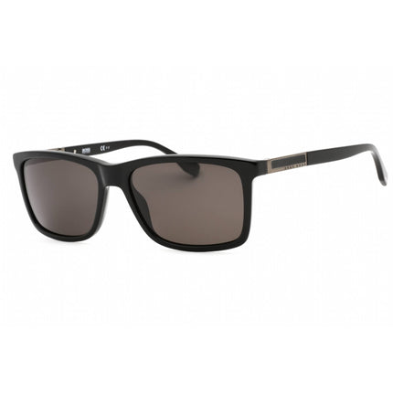 Hugo Boss Men's Sunglasses - Black Dark Ruthenium Rectangular Frame | 0704/P/S 0ANS 00 ,