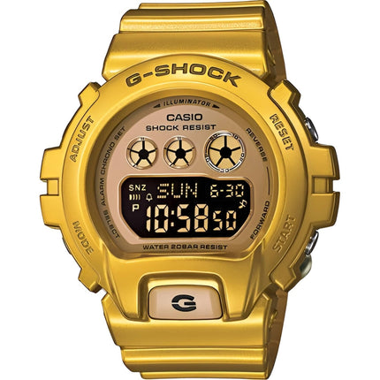 Casio Women's Watch - G-Shock World Time Gold Tone Resin Strap Digital | GMDS6900SM-9 ,