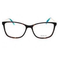 Tous Women's Eyeglasses - Shiny Red Havana Acetate Cat Eye Full Rim | VTOB58S 09AT ,