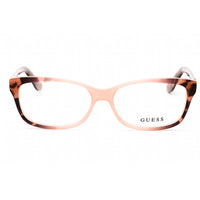 Guess Women's Eyeglasses - Pink /Other Plastic Full Rim Rectangular Frame | GU2948 074 ,