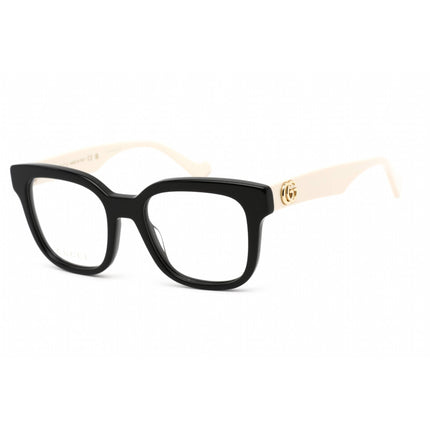 Gucci Unisex Eyeglasses - Black White Plastic Square Full Rim Frame | GG0958O 002 ,