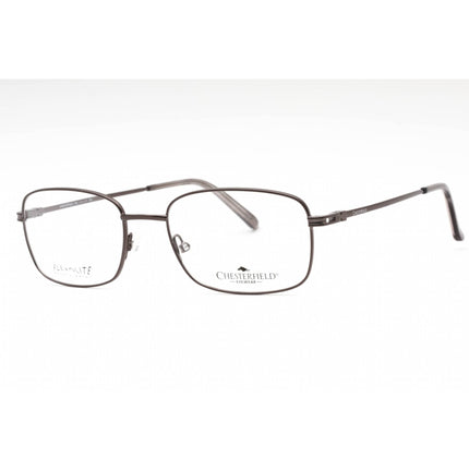 Chesterfield Men's Eyeglasses - Gunmetal Metal Rectangular Full Rim | 812 0TZ2 00 ,