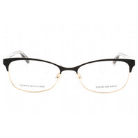 Tommy Hilfiger Women's Eyeglasses - Black Crystal Rectangular Frame | TH 1777 07C5 00 ,