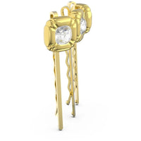Swarovski Women's Hairpin Set - Dulcis Cushion Cut Crystals Yellow Gold | 5616848 ,