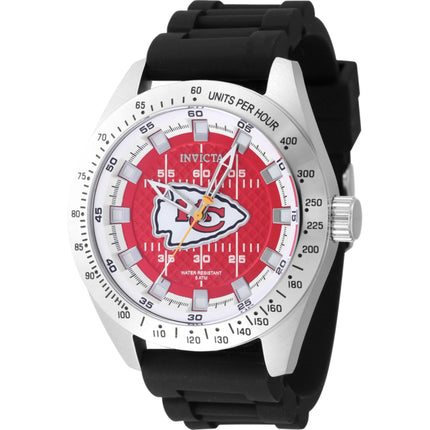 Invicta Men's Watch - NFL Kansas City Chiefs Red and White Dial Strap Quartz | 47865 ,