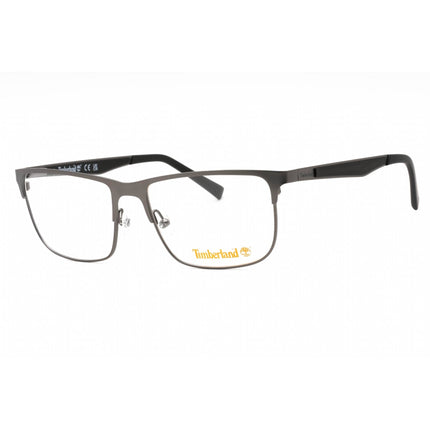 Timberland Men's Eyeglasses - Matte Dark Nickeltin Rectangular Frame | TB1710 007 ,