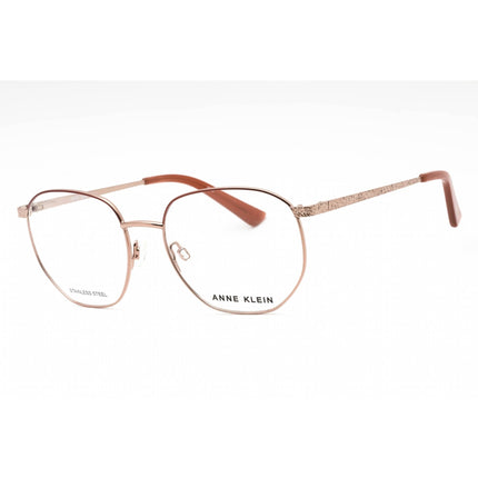 Anne Klein Women's Eyeglasses - Rose Gold Metal Full Rim Geometric Frame | AK5079 780 ,