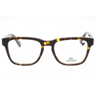 Lacoste Men's Eyeglasses - Dark Havana Plastic Square Shape Full Rim Frame | L2932 230 ,