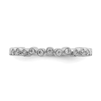 14k White Gold Stackable Expressions Diamond Ring | SK2098 ,