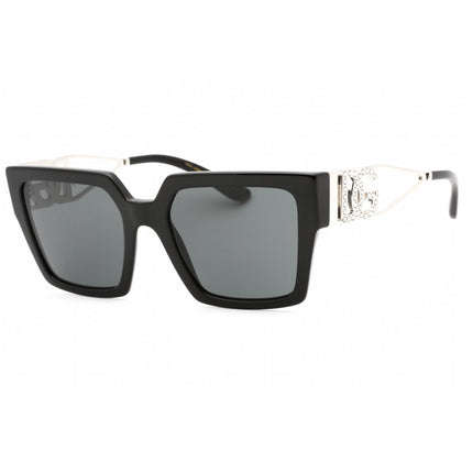 Dolce & Gabbana Women's Sunglasses - Black Plastic Cat Eye Frame | 0DG4446B 501/87 ,