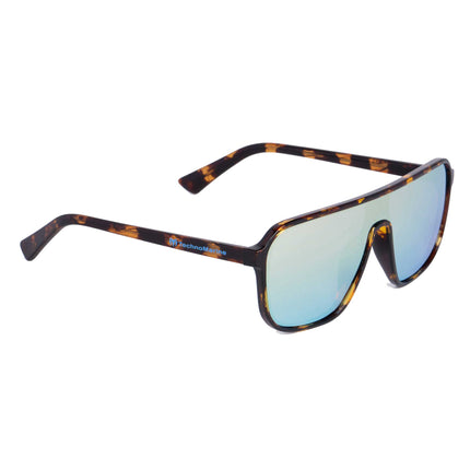 Technomarine Unisex Sunglasses - Tortoise Frame Blue and Yellow Lens | TMEW009-03 ,