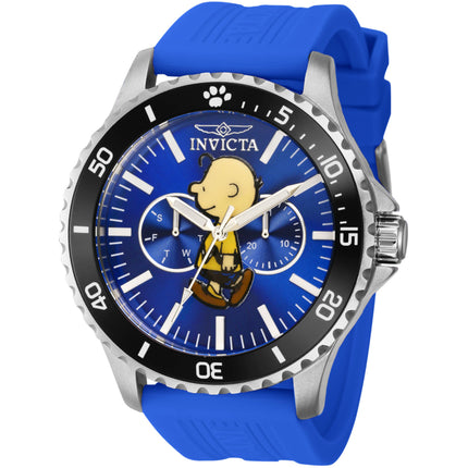 Invicta Men's Watch - Character Collection Snoopy Quartz Blue Silicone Strap | 38646 ,