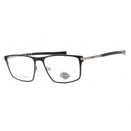 Harley Davidson Men's Eyeglasses - Black/Other Metal Rectangular Frame | HD0978 005 ,