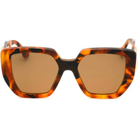Gucci Women's Sunglasses - Havana Butterfly Full Rim Plastic Frame | GG0956S 007 ,