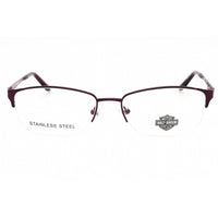 Harley Davidson Women's Eyeglasses - Violet Metal Oval Half Rim Frame | HD0541 083 ,