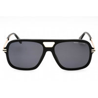 Marc Jacobs Men's Sunglasses - Black Gold Navigator Full Rim | MARC 415/S 02M2 IR ,