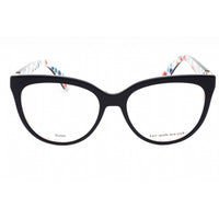 Kate Spade Women's Eyeglasses - Blue Pattern Plastic Cat Eye Frame | Cherette 0S6F 00 ,