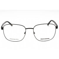 Skechers Men's Eyeglasses - Matte Black Metal Square Shape Full Rim Frame | SE3330 002 ,