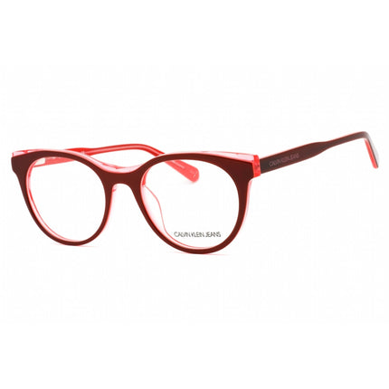 Calvin Klein Jeans Women's Eyeglasses - Burgundy/Crystal Azalea Frame | CKJ19511 609 ,