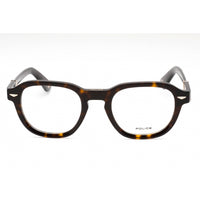 Police Men's Eyeglasses - Dark Tortoise Plastic Round Full Rim Frame | VPLG81 722Y ,