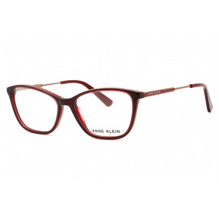 Anne Klein Men's Eyeglasses - Merlot Rectangular Full Rim Plastic Frame | AK5080 604 ,