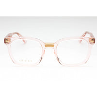 Gucci Unisex Eyeglasses - Transparent Pink Acetate Square Full Rim Frame | GG0184O 013 ,