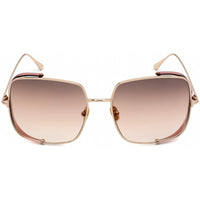 Tom Ford Women's Sunglasses - Shiny Rose Gold Metal Square Shape Frame | FT0901 28F ,