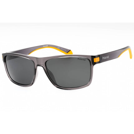 Polaroid Core Unisex Sunglasses - Grey Yellow Full Rim Frame | PLD 2121/S 0XYO M9 ,
