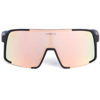 Invicta Unisex Sunglasses - Dark Blue Full Rim Shield Frame Orange Lens | IEW053-04 ,