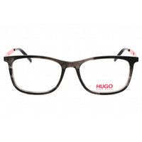 Hugo Men's Eyeglasses - Striped Grey Acetate Full Rim Frame | HG 1018 SAM 0PZH 00 ,