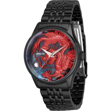 Invicta Women's Watch - Vintage Automatic Red and Black MOP Dial Bracelet | 39862 ,