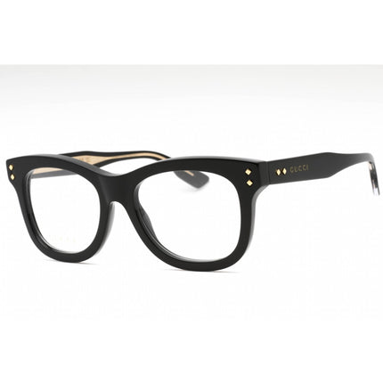 Gucci Women's Eyeglasses - Shiny Black Plastic Cat Eye Full Rim Frame | GG1086O 005 ,
